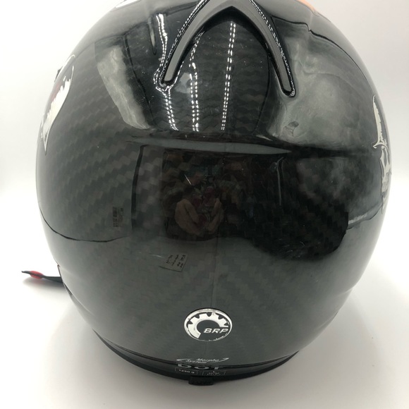 BRP Black Carbon Fibre Helmet MX7-XPR Adult Large - Picture 4 of 12